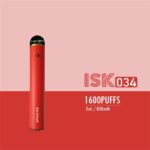 ISK034 1600 Puff Vape Pen Sekali Pakai Parihaba Disposable POD Indonesia