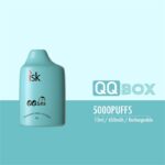 QQ-Box 5000 Puff POD Sekali Pakai ISK isi ulang kumparan jala Rechargeable Disposable Vape Indonesia